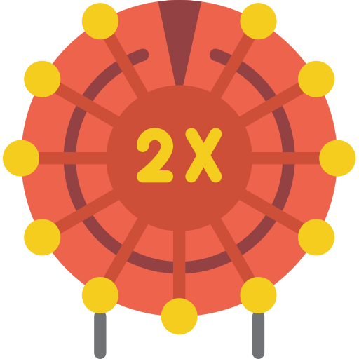 Roulette Basic Miscellany Flat icon