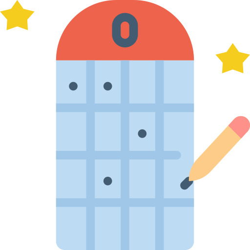 bingo Basic Miscellany Flat ikona