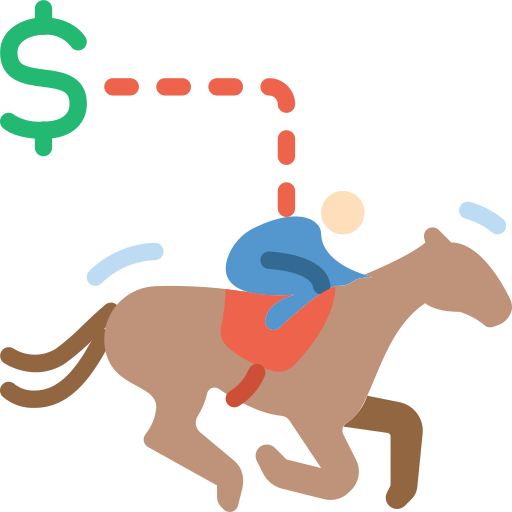 Race horse Basic Miscellany Flat icon