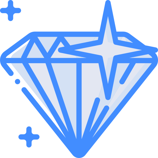 다이아몬드 Basic Miscellany Blue icon