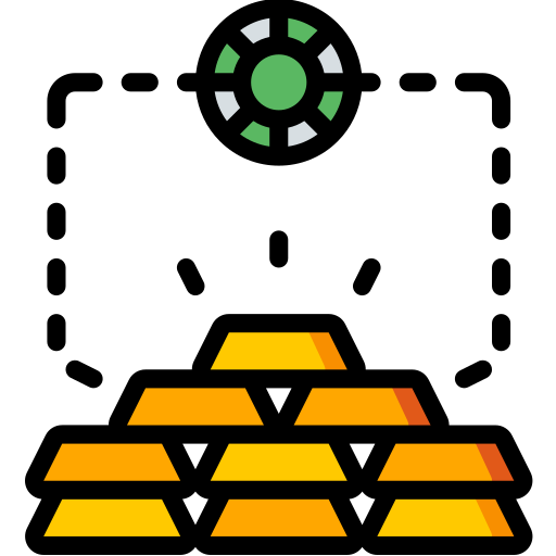 lingotto d'oro Basic Miscellany Lineal Color icona