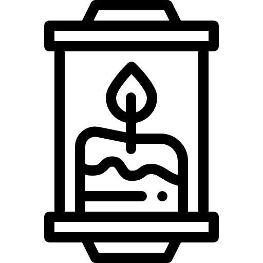 Свеча Detailed Rounded Lineal иконка