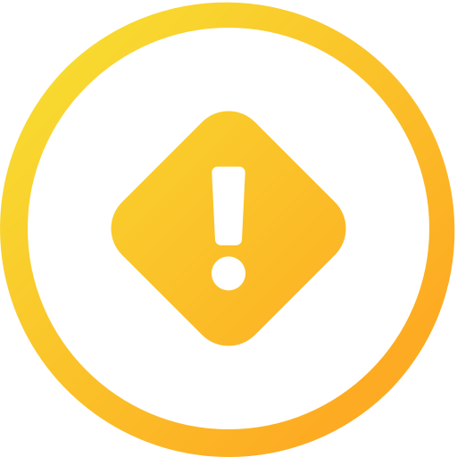 Warning Generic gradient fill icon