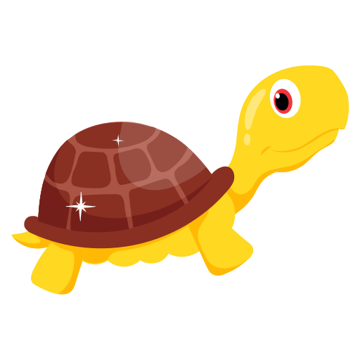 schildpad Generic color fill icoon
