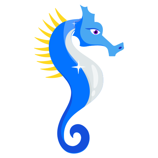caballo de mar Generic color fill icono