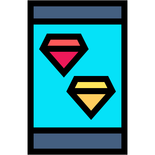 Gems Generic color lineal-color icon