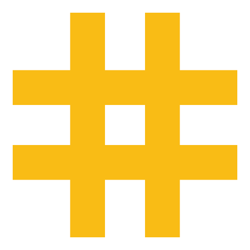 ハッシュタグ Generic color fill icon