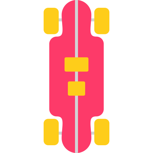 longboard Generic color fill icono