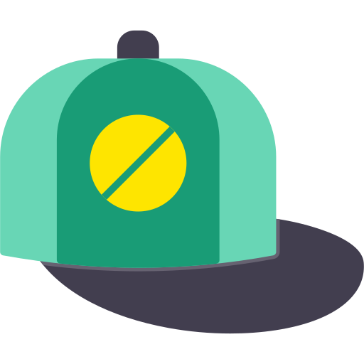 野球帽 Generic color fill icon