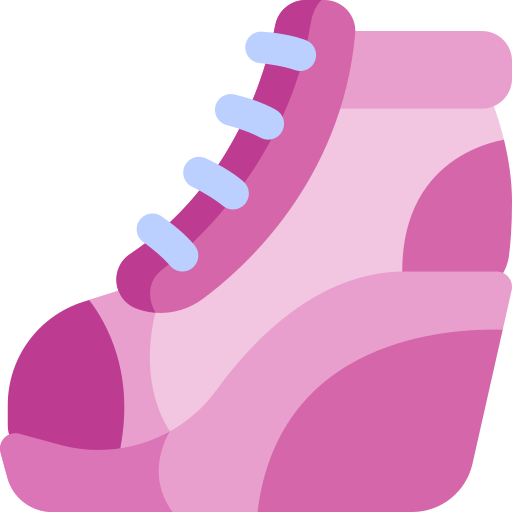 Wedge heel Kawaii Flat icon