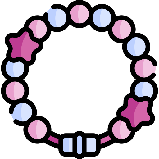 bransoletka Kawaii Lineal color ikona