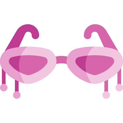 okulary słoneczne Kawaii Flat ikona