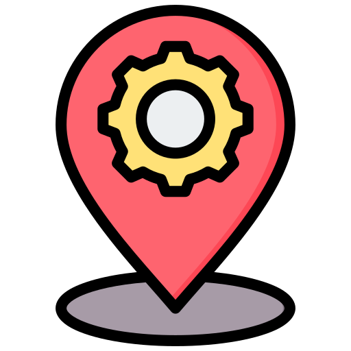 Work location Generic color lineal-color icon