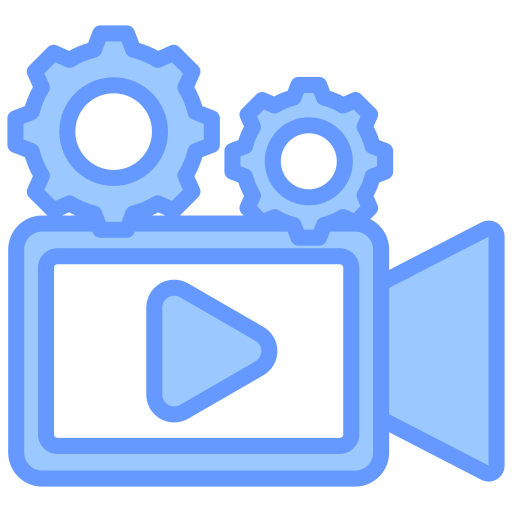 produzione video Generic color lineal-color icona