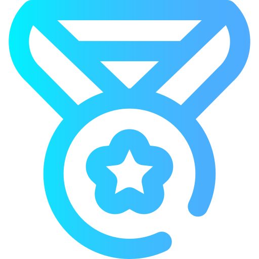 メダル Super Basic Omission Gradient icon