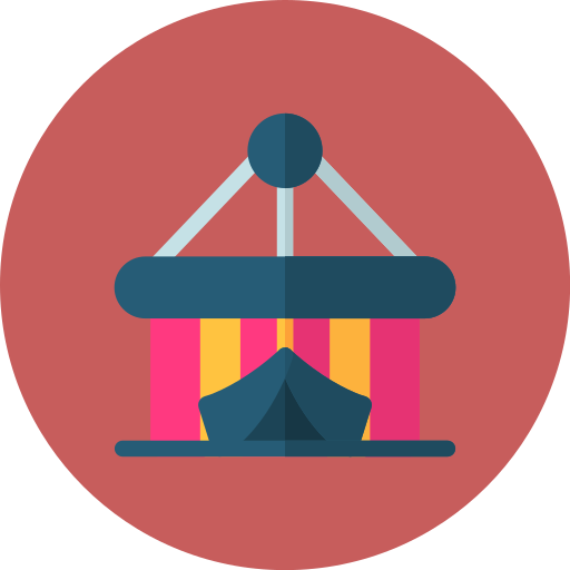 Circus tent Generic color fill icon