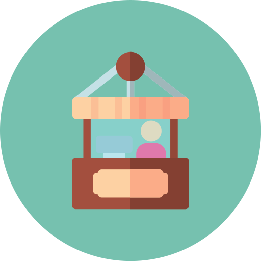 Ticket office Generic color fill icon