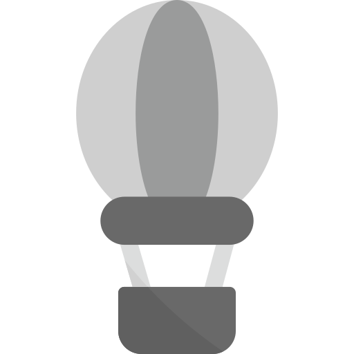 montgolfière Generic color fill Icône