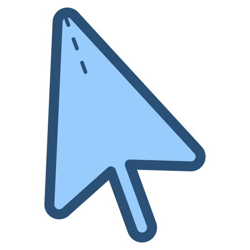 flecha del cursor Generic color lineal-color icono