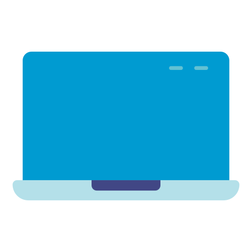 ordinateur portable Generic color fill Icône