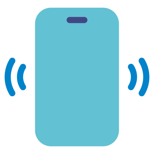Phone vibration Generic color fill icon