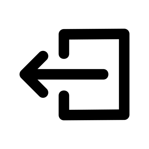 終了ボタン Generic black outline icon