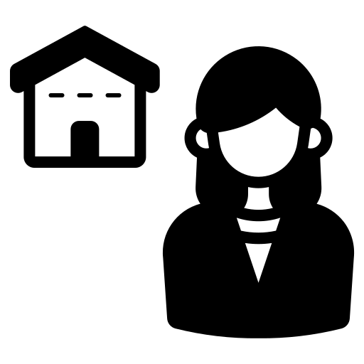 不動産業者 Generic black fill icon