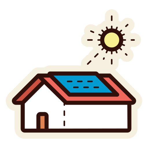 Солнечный дом Generic color lineal-color иконка