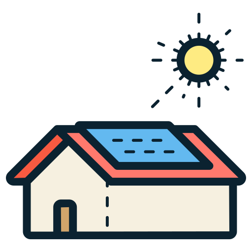 maison solaire Generic color lineal-color Icône