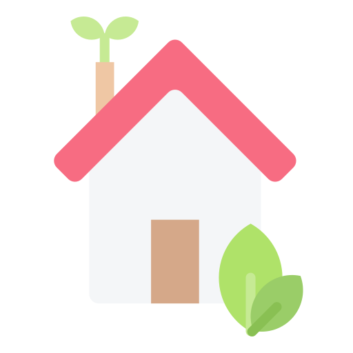 groen huis Generic color fill icoon