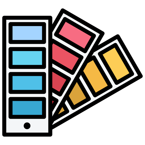 próbki kolorów Generic color lineal-color ikona