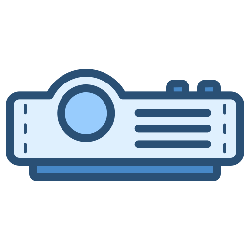 Projector device Generic color lineal-color icon