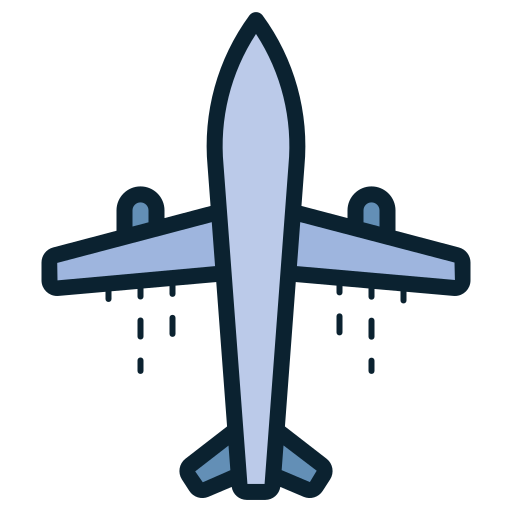 飛行機 Generic color lineal-color icon