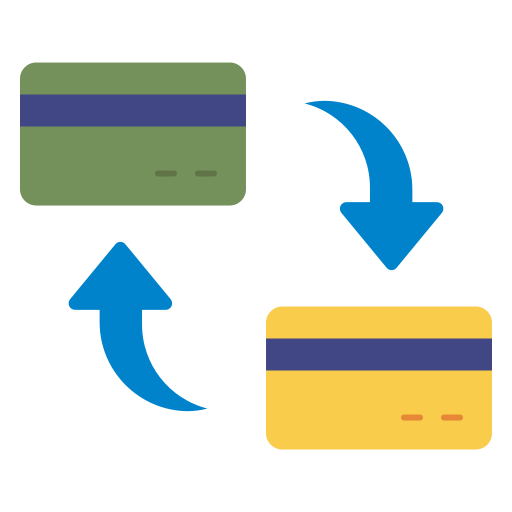 metoda płatności Generic color fill ikona