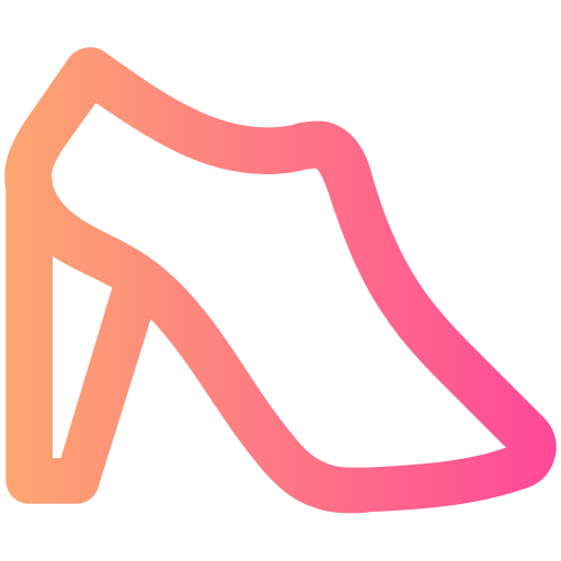 chaussure pour dames Generic gradient outline Icône