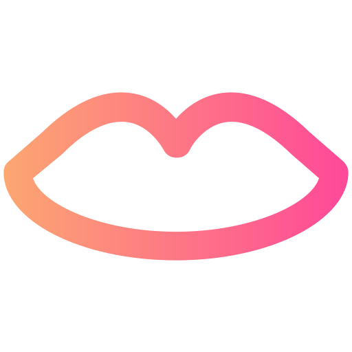 Lips Generic gradient outline icon