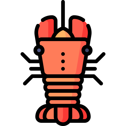 Slipper lobster Special Lineal color icon