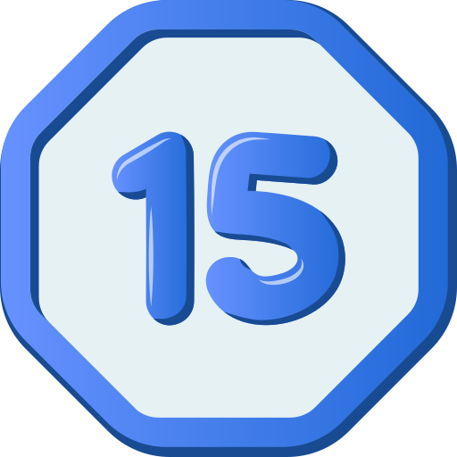 fünfzehn Generic color fill icon