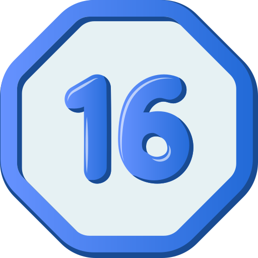 Sixteen Generic color fill icon