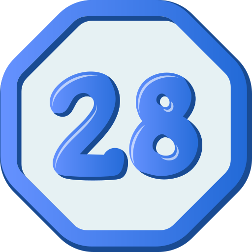 achtundzwanzig Generic color fill icon