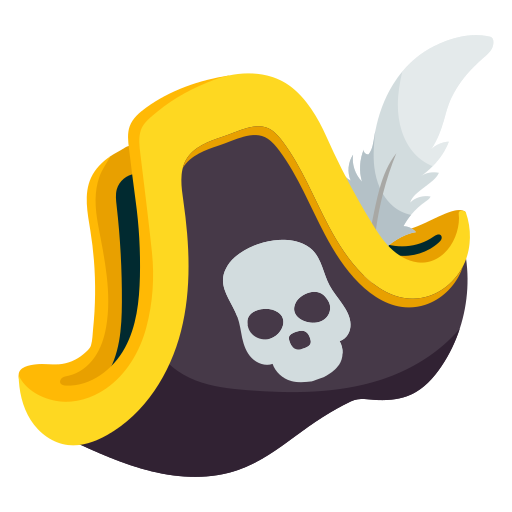 sombrero pirata Generic color fill icono