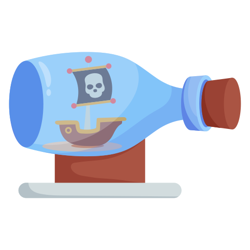 Ship in a bottle Generic color fill icon