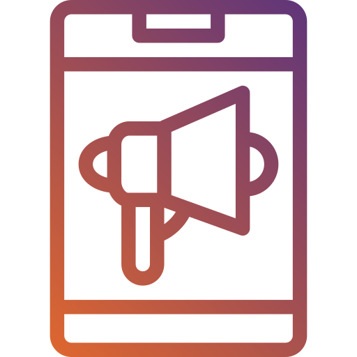 mobiles marketing Generic gradient outline icon