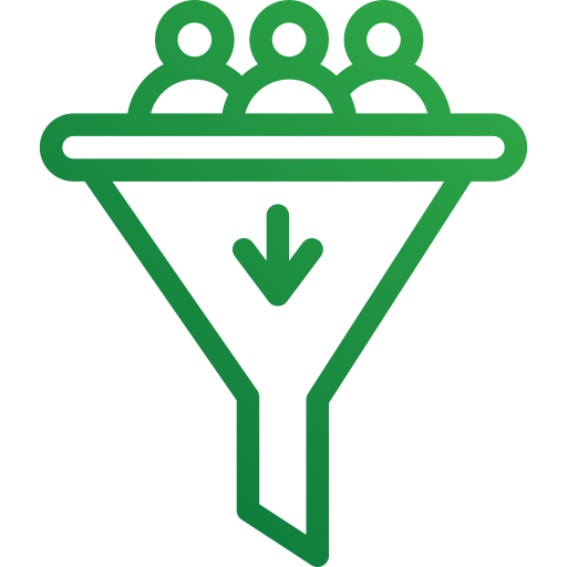 Sales funnel Generic gradient outline icon