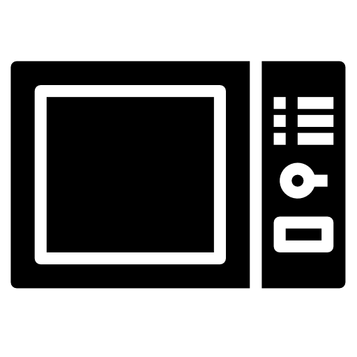 kuchenka mikrofalowa srip Fill ikona