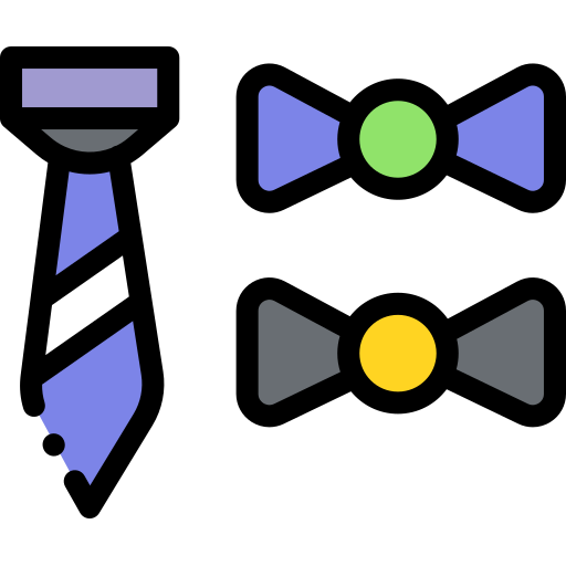 양복들 Detailed Rounded Lineal color icon