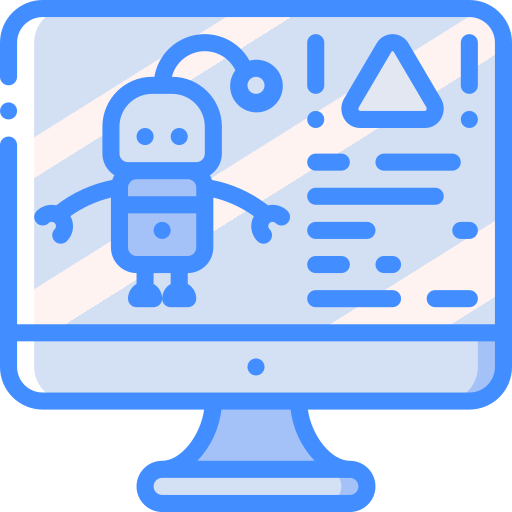 bot Basic Miscellany Blue icon