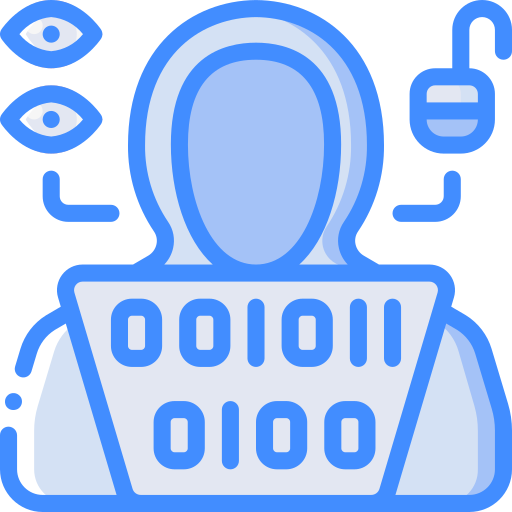 Hacker Basic Miscellany Blue icon