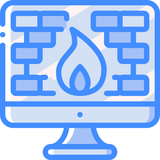 Firewall Basic Miscellany Blue icon