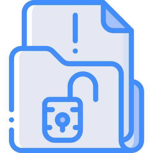 파일 및 폴더 Basic Miscellany Blue icon